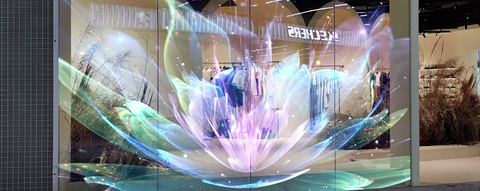 透過型　ホールパンチング LEDビジョン