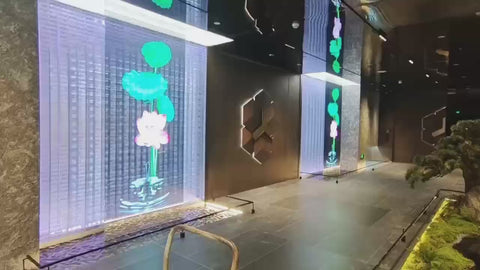 透過型　フィルム LEDビジョン