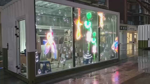 透過型　フィルム LEDビジョン