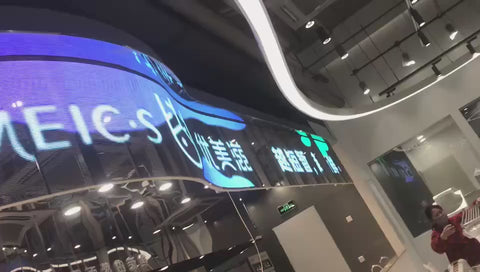 透過型　フィルム LEDビジョン